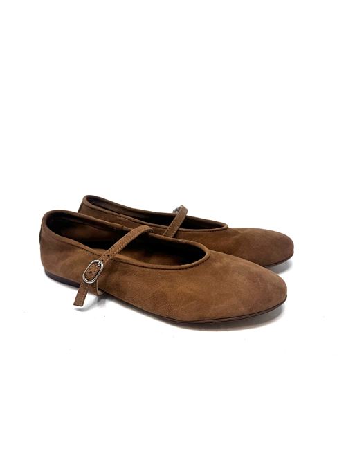 Ballerinas aus Wildleder mit Riemchen IL LACCIO | 5164SUEDECUOIO